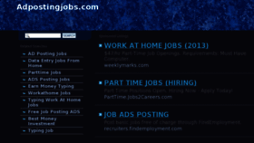 What Adpostingjobs.com website looked like in 2013 (11 years ago)