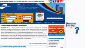 What Apartotels.com website looked like in 2013 (11 years ago)