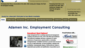 What Adamen-inc.com website looked like in 2013 (10 years ago)
