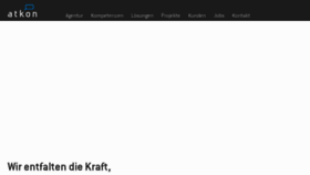 What Atkon.de website looked like in 2013 (10 years ago)
