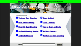What Affordableairductcleaners.com website looked like in 2013 (10 years ago)