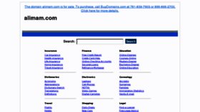 What Alimam.com website looked like in 2013 (10 years ago)