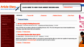 What Article-diary.com website looked like in 2013 (11 years ago)
