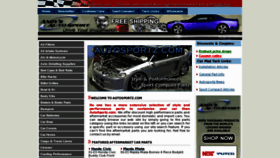 What Autosportz.com website looked like in 2013 (10 years ago)