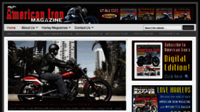 What Americanironmagazine.com website looked like in 2013 (11 years ago)