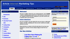 What Article-internet-marketing-tips.com website looked like in 2013 (10 years ago)