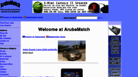 What Arubamatch.com website looked like in 2013 (10 years ago)
