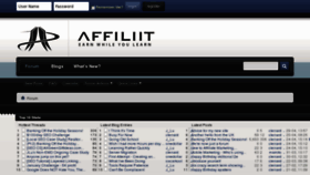 What Affiliit.com website looked like in 2013 (10 years ago)