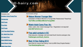 What All-hairy.com website looked like in 2013 (10 years ago)