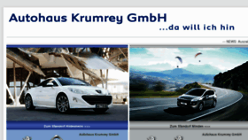 What Autohaus-krumrey.de website looked like in 2011 (13 years ago)