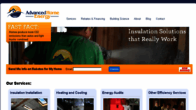 What Advancedhomeenergy.com website looked like in 2013 (10 years ago)