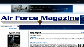 What Airforce-magazine.com website looked like in 2013 (10 years ago)