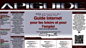 What Apiguide.net website looked like in 2013 (10 years ago)