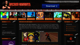 What Arcadegangsta.com website looked like in 2013 (10 years ago)