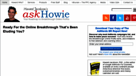 What Askhowie.com website looked like in 2013 (10 years ago)