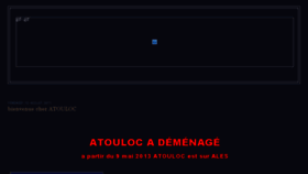 What Atouloc.fr website looked like in 2013 (10 years ago)
