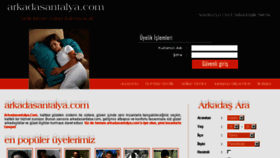 What Arkadasantalya.com website looked like in 2013 (10 years ago)
