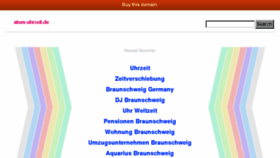 What Atom-uhrzeit.de website looked like in 2013 (10 years ago)