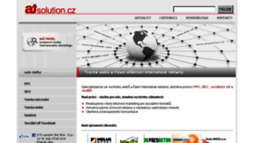 What Atsolution.cz website looked like in 2013 (10 years ago)