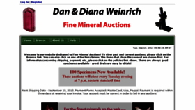 What Auction.danweinrich.com website looked like in 2013 (10 years ago)