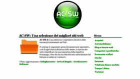 What Ac-sw.it website looked like in 2013 (10 years ago)
