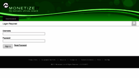 What Admin.monetizeit.com website looked like in 2013 (10 years ago)