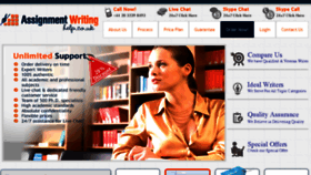 What Assignmentwritinghelp.co.uk website looked like in 2013 (10 years ago)