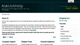 What Askus4help.com website looked like in 2013 (10 years ago)