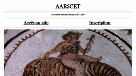 What Aarscet.com website looked like in 2013 (10 years ago)