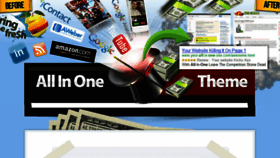 What Allinonetheme.com website looked like in 2013 (10 years ago)