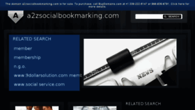 What A2zsocialbookmarking.com website looked like in 2013 (10 years ago)