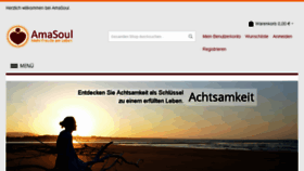 What Amasoul.com website looked like in 2013 (10 years ago)
