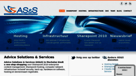 What As-s.be website looked like in 2013 (10 years ago)