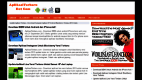 What Aplikasiterbaru.com website looked like in 2013 (10 years ago)