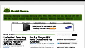 What Androidlawn.com website looked like in 2013 (10 years ago)