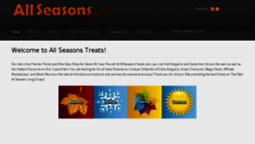 What Allseasonstreats.com website looked like in 2013 (10 years ago)