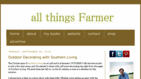 What Allthingsfarmer.com website looked like in 2013 (10 years ago)
