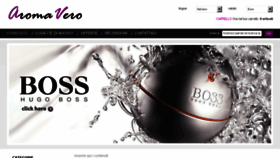 What Aromavero.com website looked like in 2013 (10 years ago)