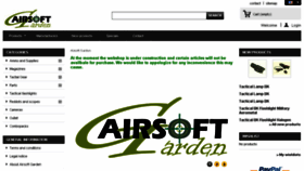 What Airsoftgarden.com website looked like in 2013 (10 years ago)
