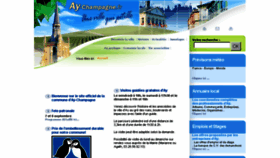 What Ay-champagne.fr website looked like in 2013 (10 years ago)