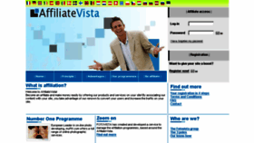 What Affiliatevista.com website looked like in 2013 (10 years ago)