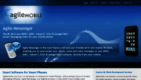 What Agilemobile.com website looked like in 2013 (10 years ago)