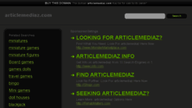 What Articlemediaz.com website looked like in 2013 (10 years ago)