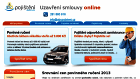What Abcpojisteni.cz website looked like in 2013 (10 years ago)