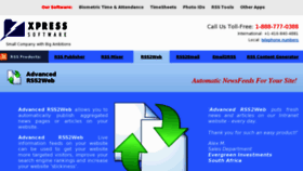 What Advancedrss2web.com website looked like in 2013 (10 years ago)