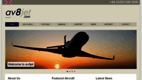 What Av8jet.com website looked like in 2013 (10 years ago)