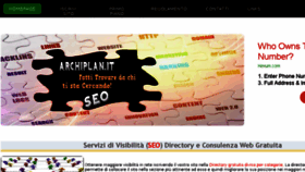 What Archiplan.it website looked like in 2013 (10 years ago)