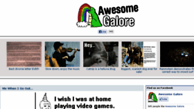 What Awesomegalore.com website looked like in 2013 (10 years ago)