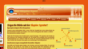 What Akquise-agent.de website looked like in 2013 (10 years ago)