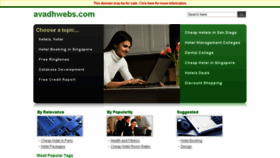 What Avadhwebs.com website looked like in 2013 (10 years ago)